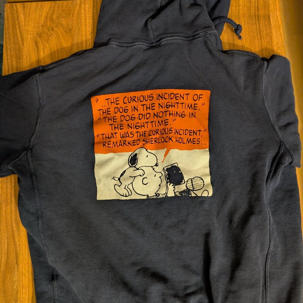 Uniqlo X Peanuts Snoopy Hoodie Blue Size S